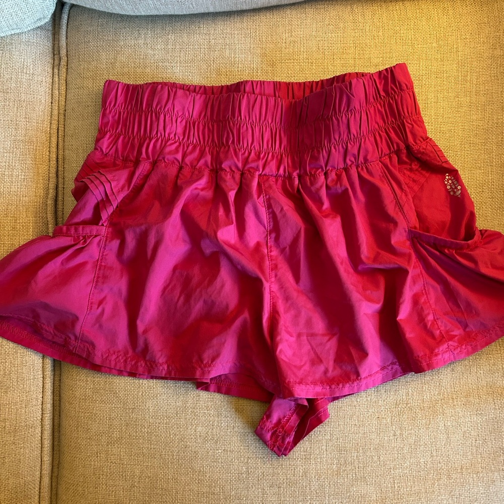 Free People Movement Get Your flirt On shorts-hot pink-xs